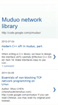 Mobile Screenshot of muduo.chenshuo.com